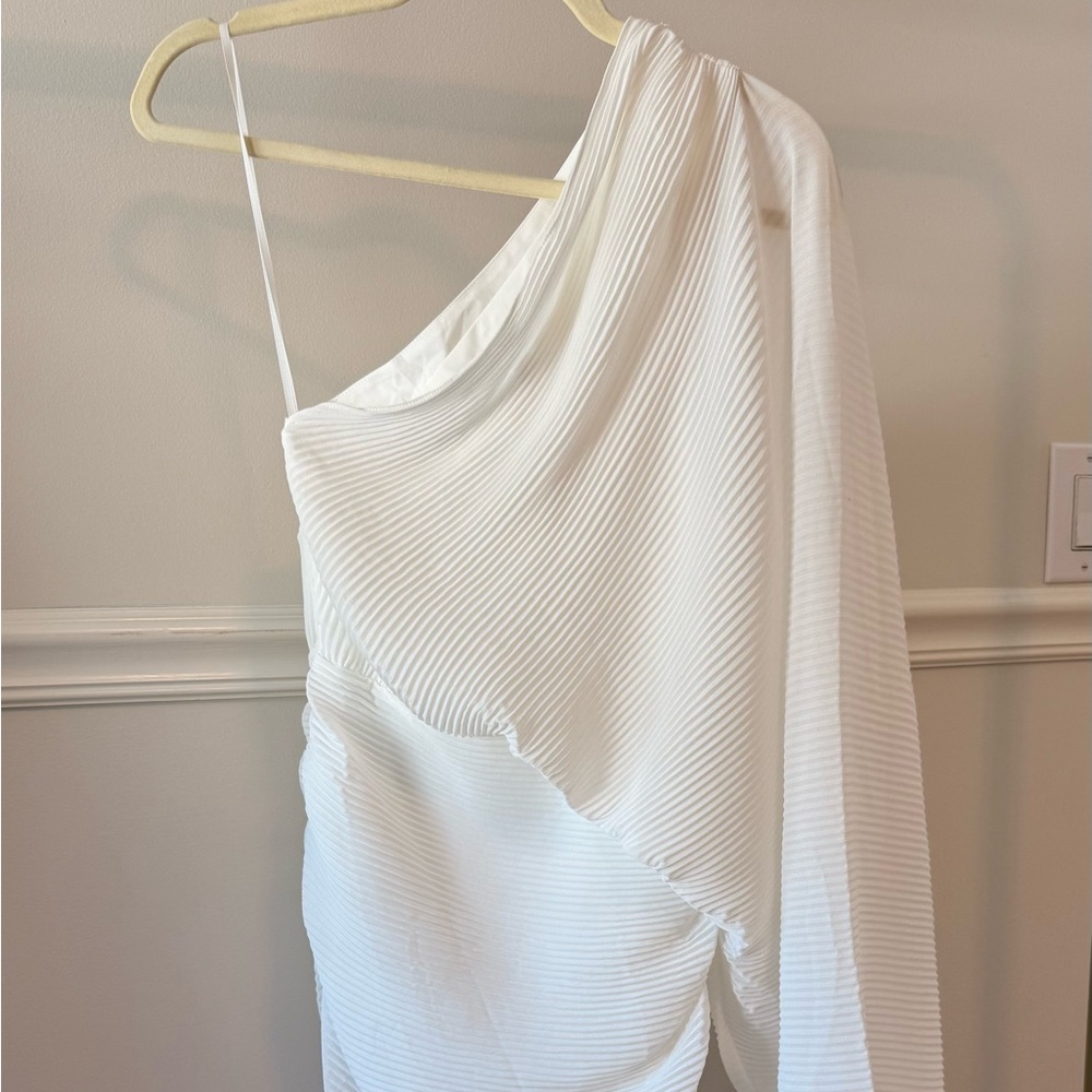 Lexi Australia One-Shoulder White Dress